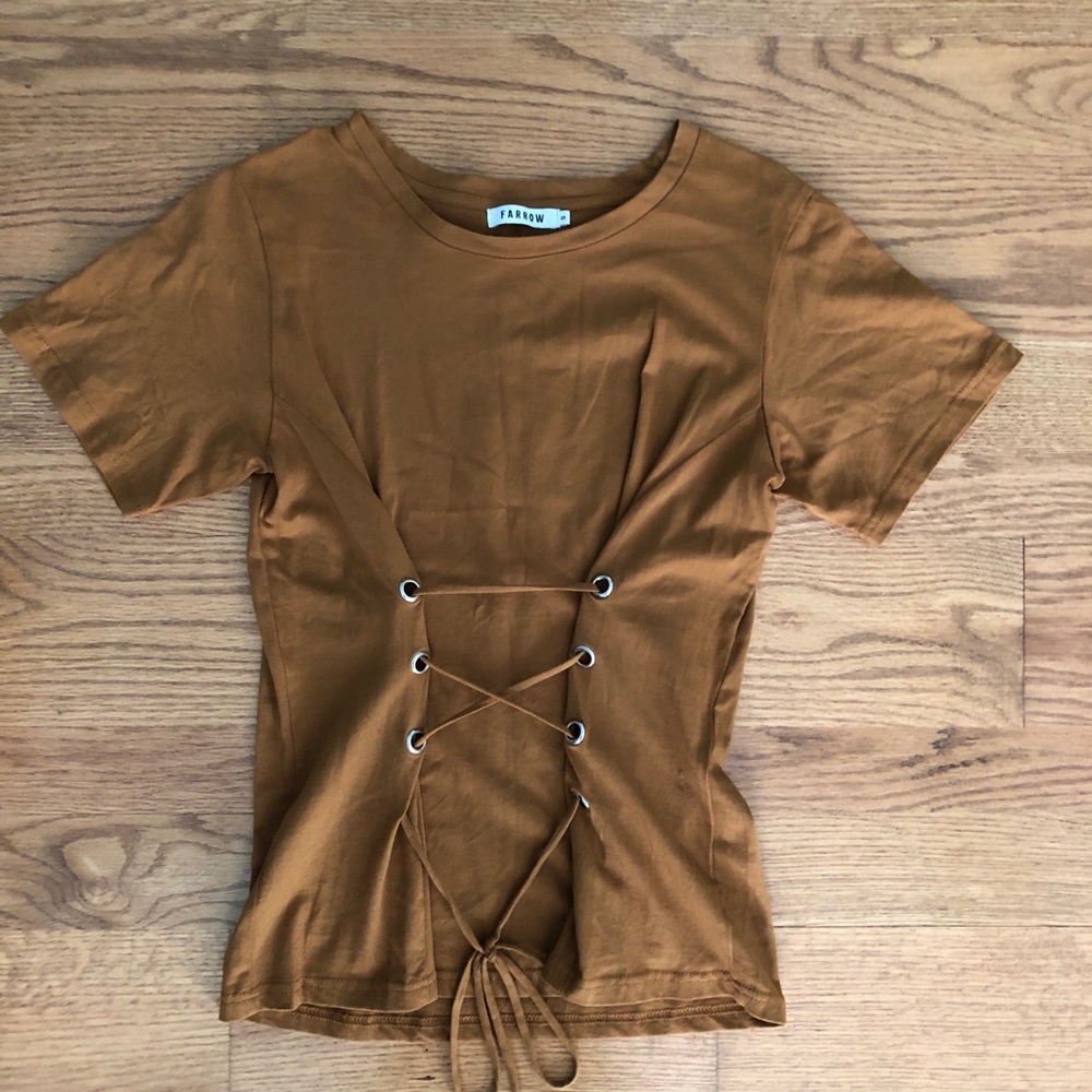 Lace Up Farrow T-shirt